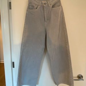 Levi’s made and crafted high cropped wide leg jeans